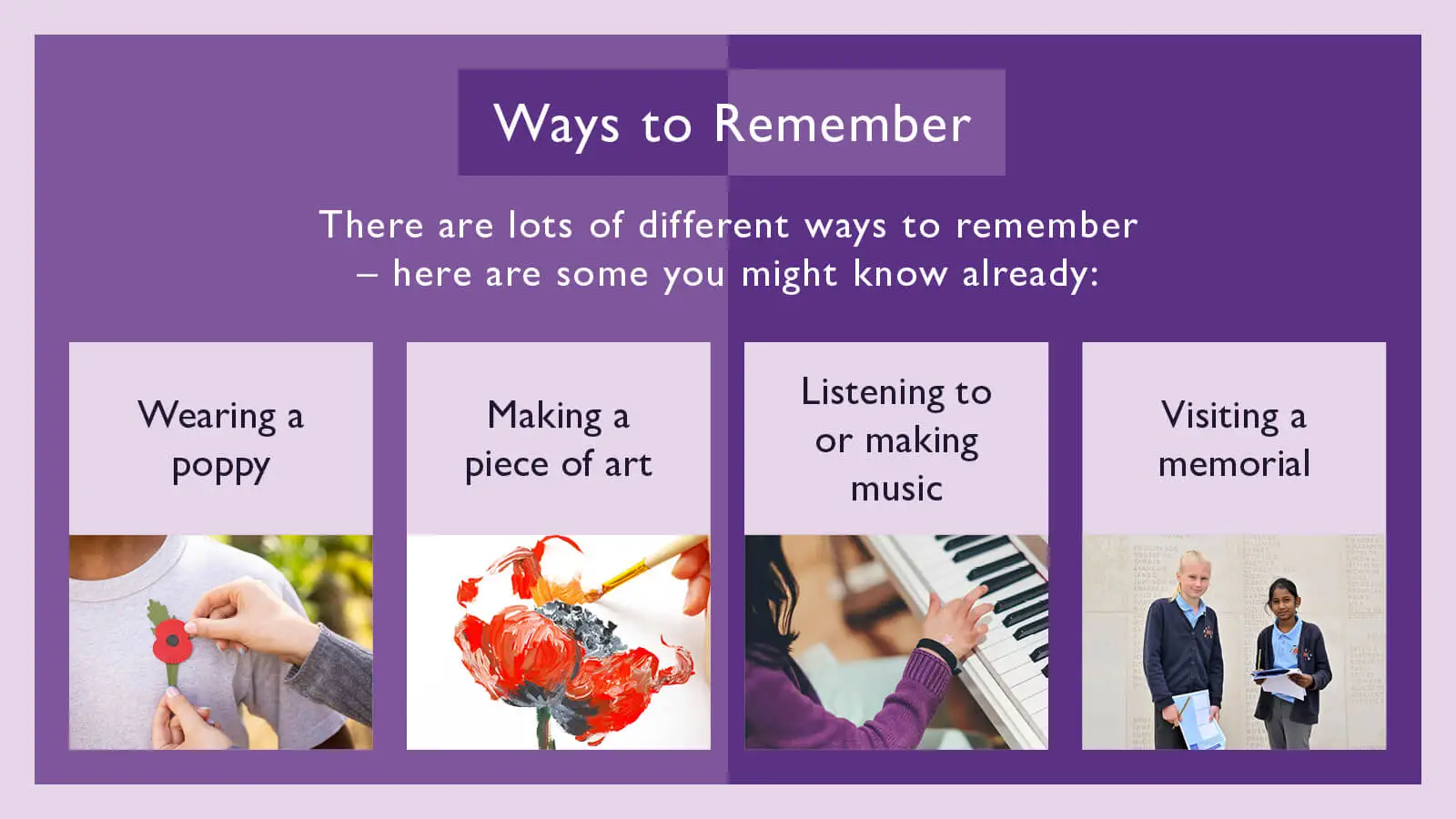 RBL KS3 - Assembly Remembrance - Slide 12