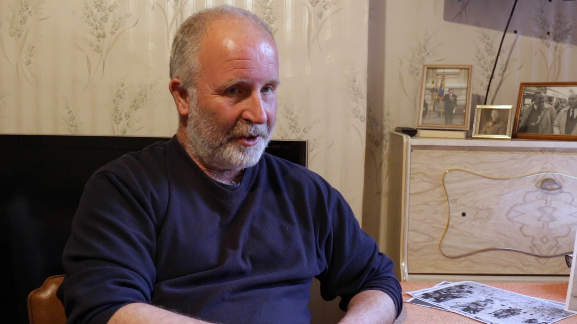 Keith Nixon telling his fathers story