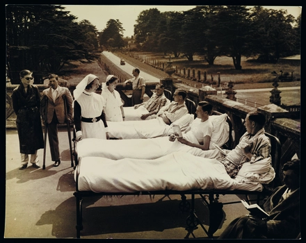 TB Hospital TB patients lying in beds in hospital