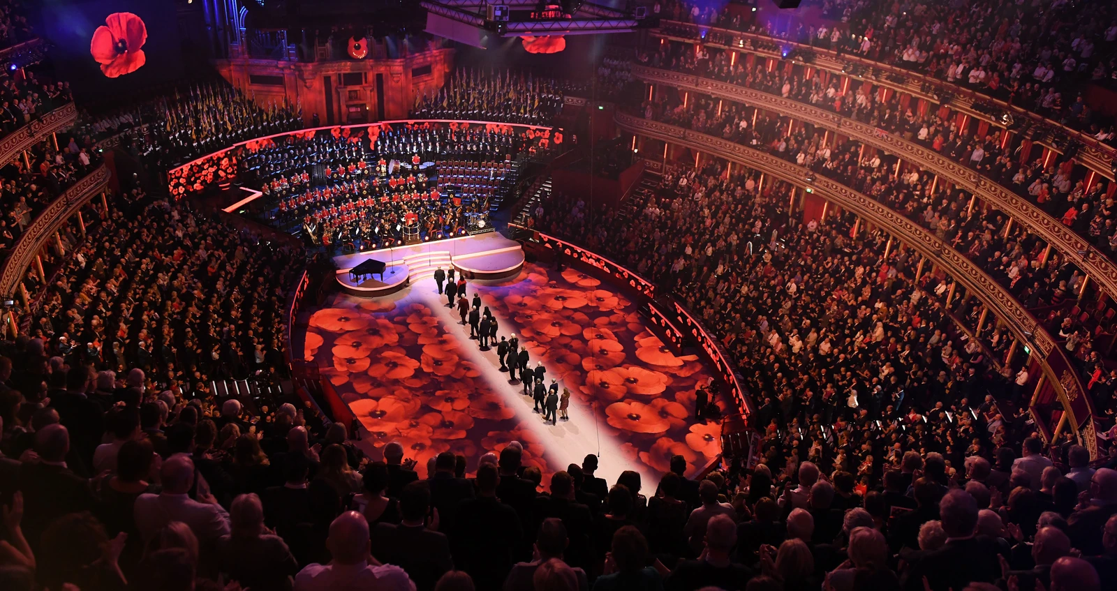 Festival of Remembrance poppies 2018 