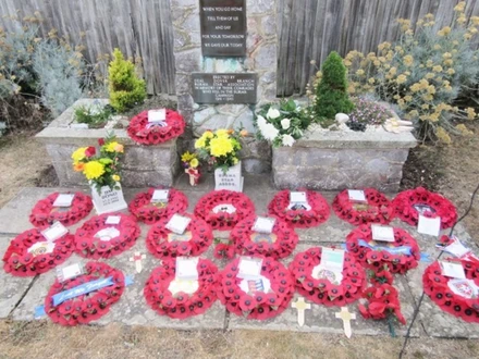 Downs branch recent Burma Star service at Burma Star Memorial, Deal ""
