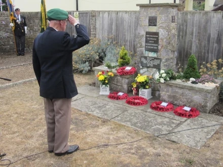 RBL Downs branch recent Burma Star service at Burma Star Memorial ""