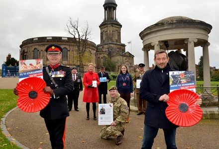 Shropshire 2020 Poppy Appeal Launch with Ollie Ollerton ""