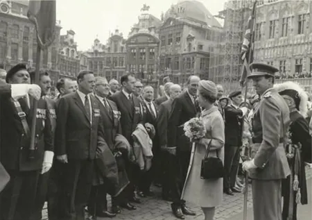 The Queen Brussels visit 1966 ""