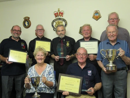 Crownhill branch haig cup and awards