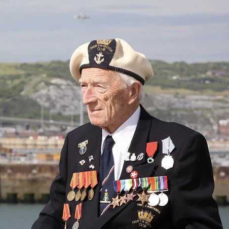 Alec Penstone on day 1-of the d-day 75 voyage of remembrance 272 ""