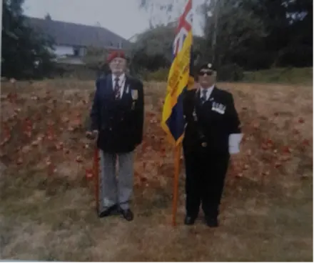 GP90 Reg Wilkinson and Anne Kay Brixton Branch Devon in Ypres