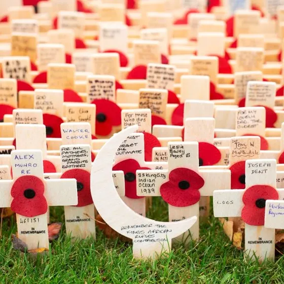 Tributes at the NMA Field of Remembrance