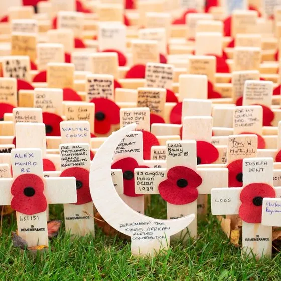 Tributes at the NMA Tributes at the NMA Field of Remembrance