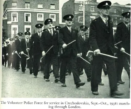 Volunteer Police Force 1938 The Volunteer Police Force for service in Czechoslovakia, 1938