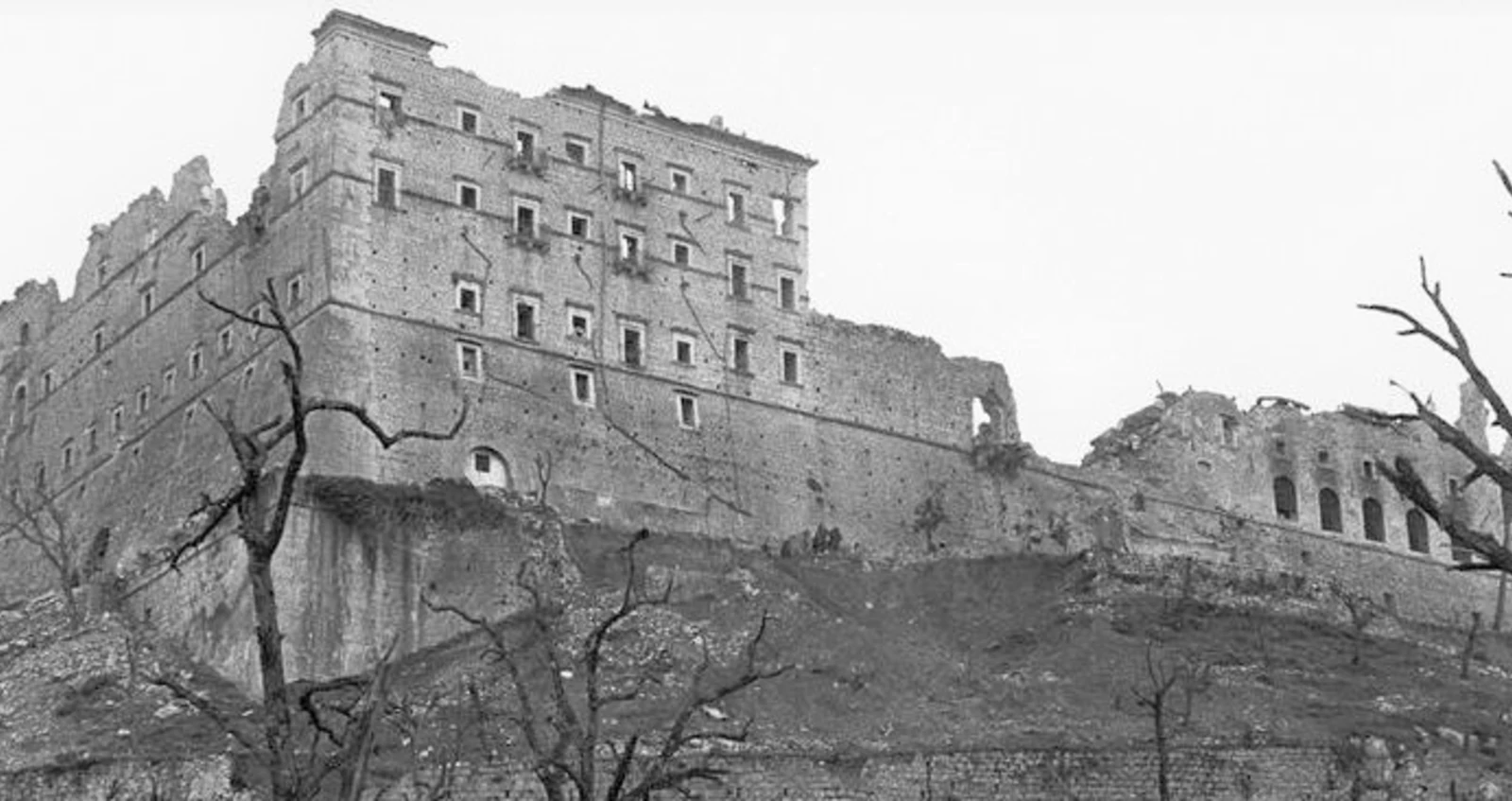 Remains of the Monastery at Monte Cassino Remains of the Monastery at Monte Cassino