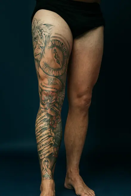 Craig Daniell leg tattoo Craig Daniell leg tattoo