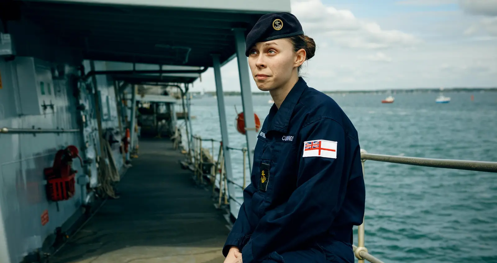 Dani Cummings on deck Dani Cummings on deck