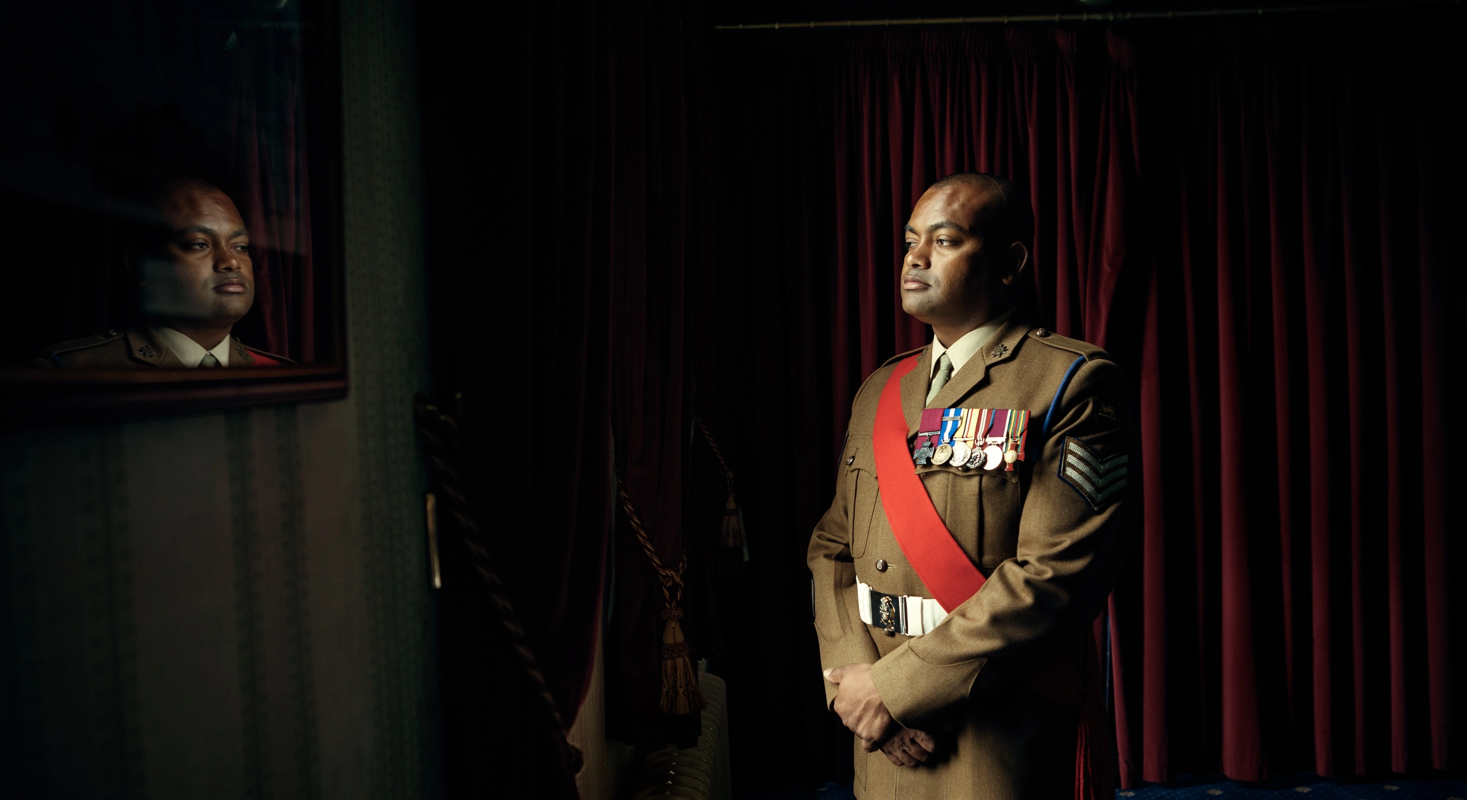 Sergeant  Johnson Beharry in uniform