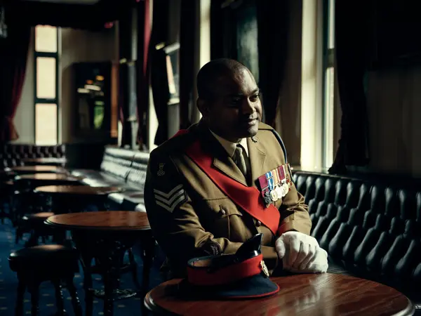 Johnson Beharry sat down Johnson Beharry sat down