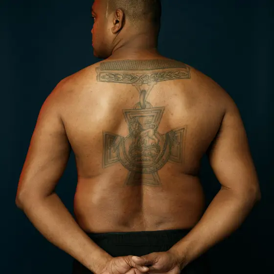 Johnson Beharry Victoria Cross tattoo Johnson Beharry Victoria Cross tattoo