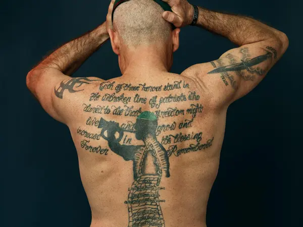 Matt Tomlinson back tattoo Matt Tomlinson back tattoo