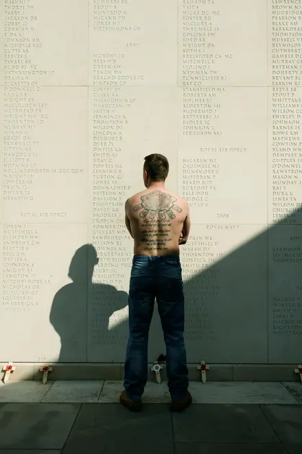 Paul Glazebrook at National Memorial Arboretum