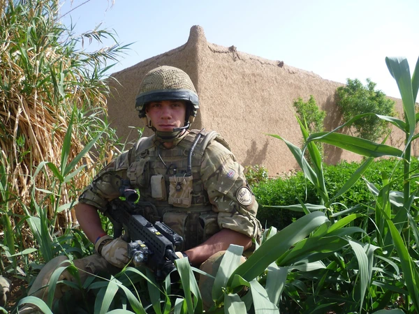 Sam Bailey in Afghanistan