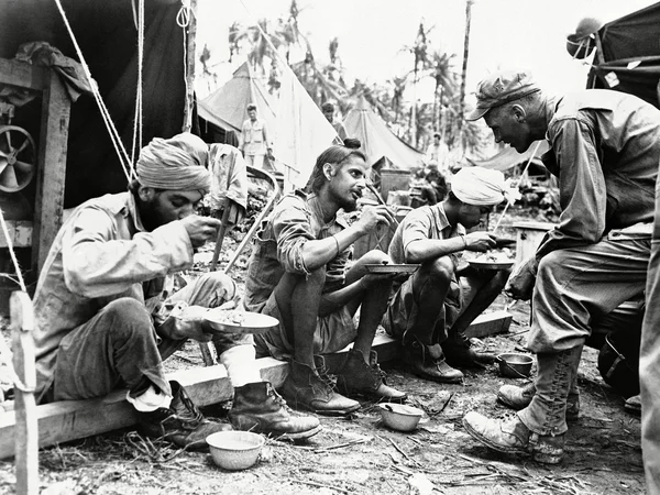 Sikh soldiers, captured at Singapore - Copyright IWM10516775a Sikh soldiers, captured at Singapore