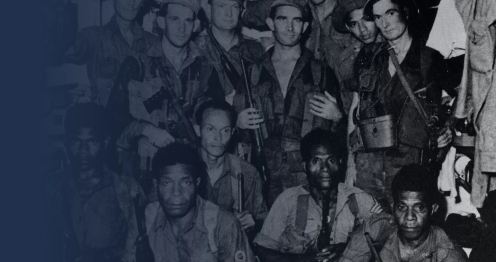 Australian Coastwatchers & native militia in submarine