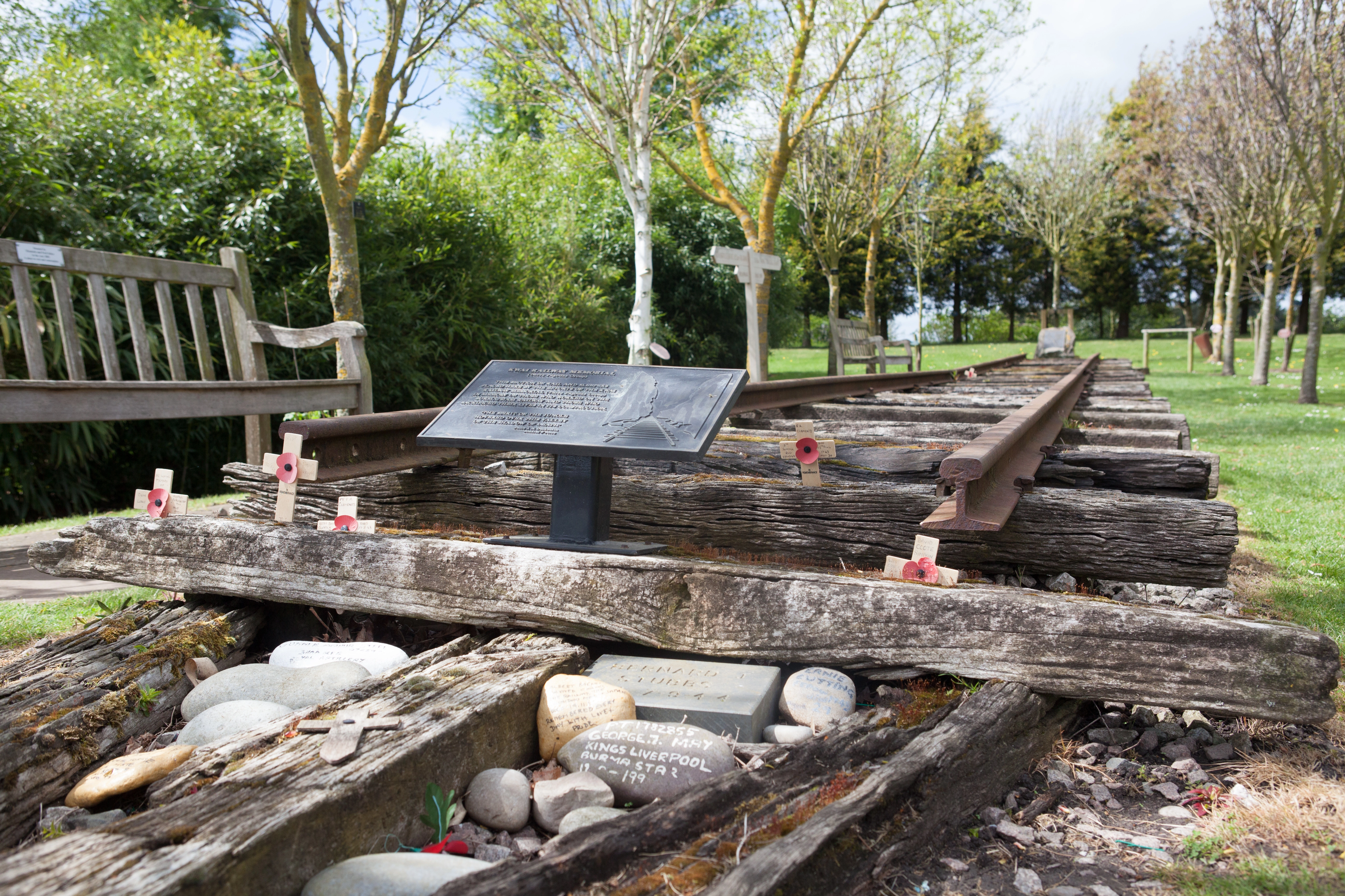 Burma Railway Memorial at the National Memorial Arboretum