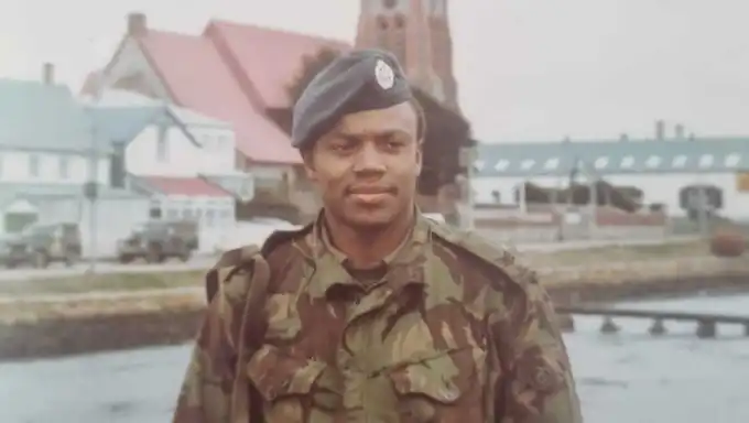 Wayne Howell Falklands October 1982 - Windrush 75 Wayne Howell Falklands October 1982 - Windrush 75