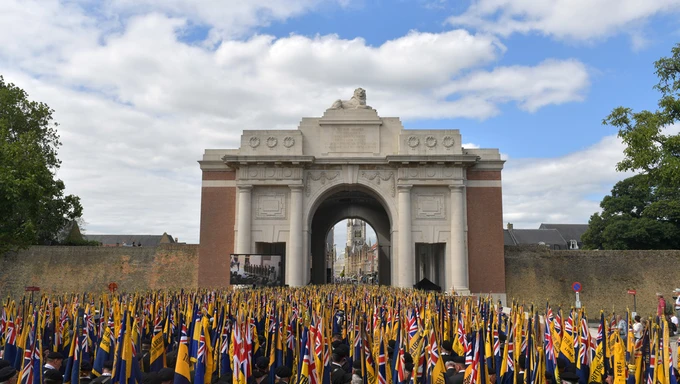 RBL members in Ypres for GP90 RBL members in Ypres for GP90
