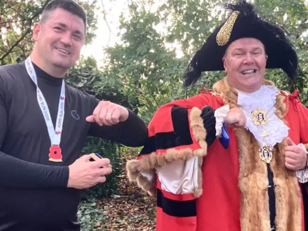 Jon Hilton and the Lord Mayor Jon Hilton and the Lord Mayor