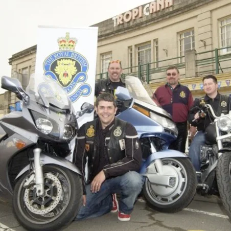 Adam and fellow members of the Riders' Branch Adam and fellow members of the Riders' Branch