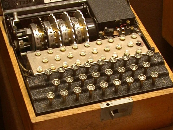 Enigma enciphering machine