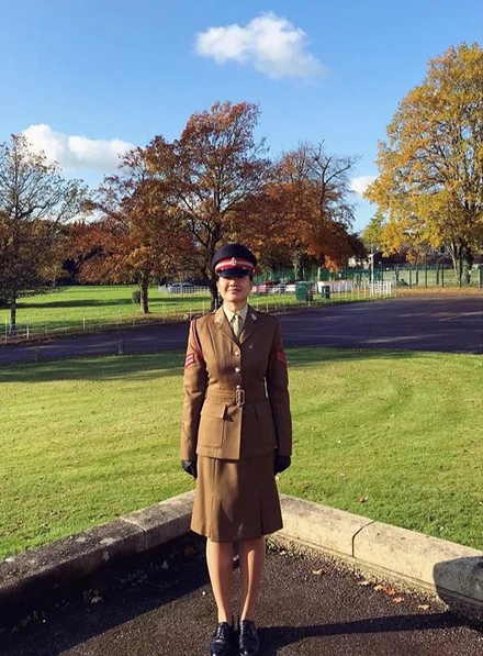 Apassara in uniform Apassara in uniform