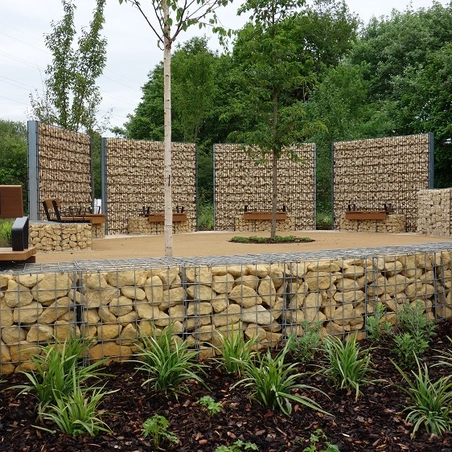 Sensory plants have been used as part of the Armed Forces Community garden in Solihull