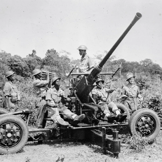 Askaris of the 11th East African Division at a battle training centre in Ceylon IWM Askaris of the 11th East African Division at a battle training centre in Ceylon