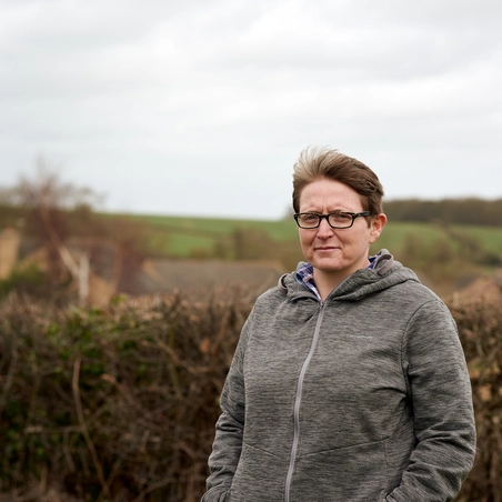Becky Eckersley outside portrait Becky Eckersley outside portrait