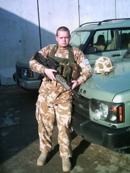 Mike Kiff in Iraq