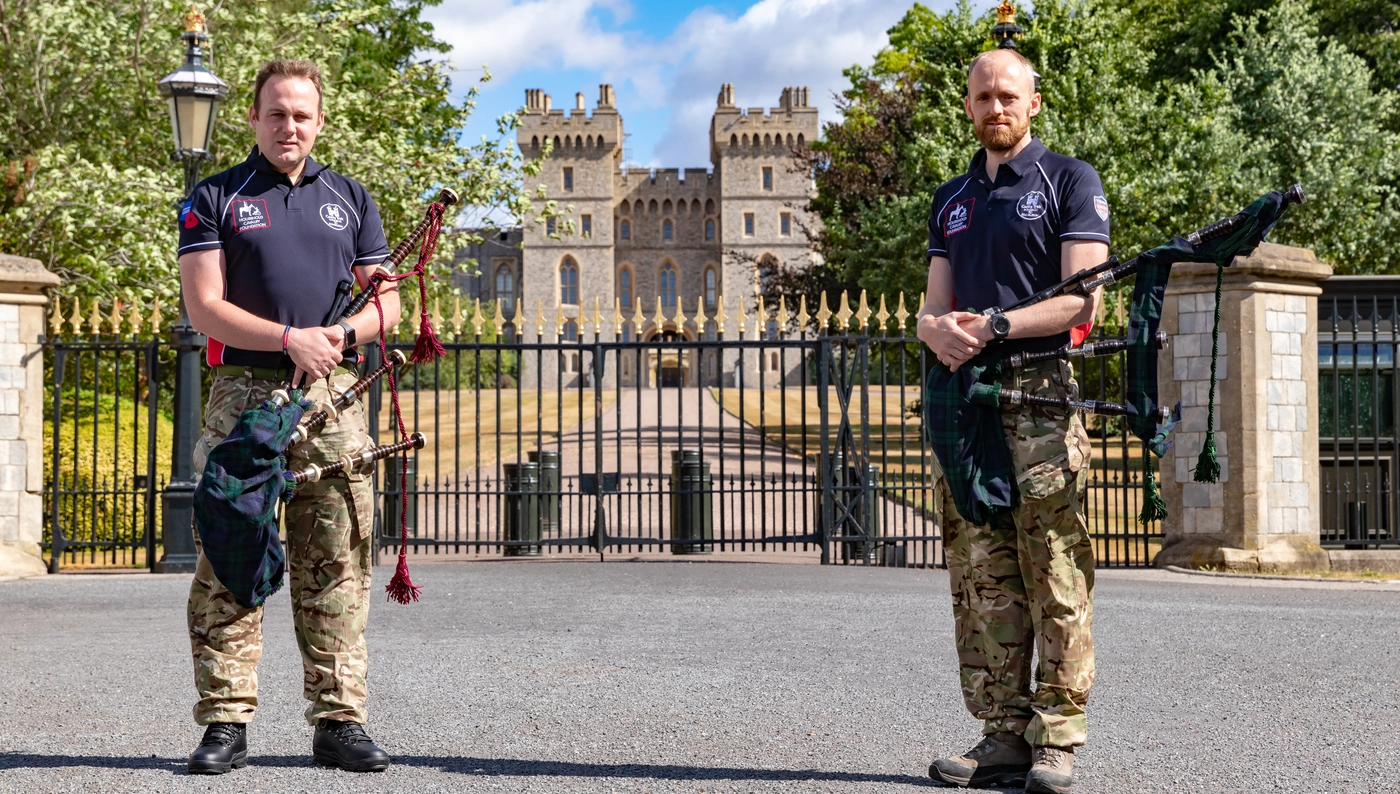 Martin and James and Windsor Castle