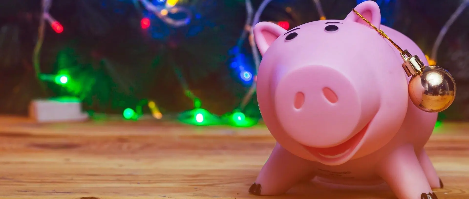 Christmas piggy bank