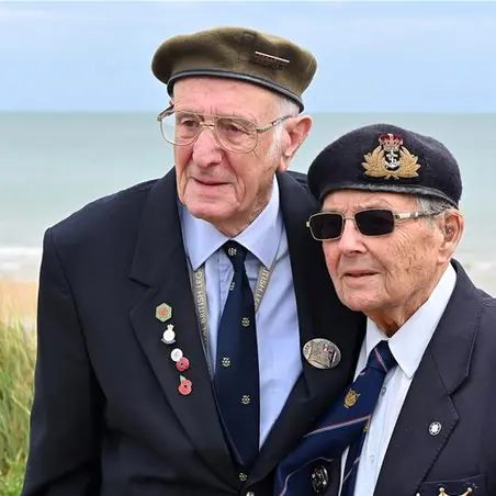 D-Day veterans in Normandy