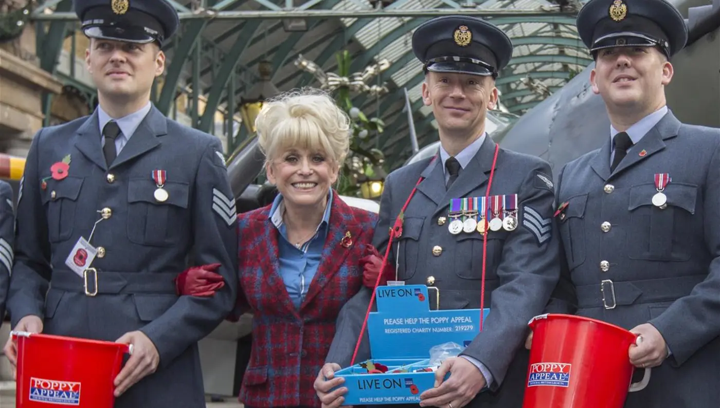 Dame Barbara Windsor London Poppy Day 2015