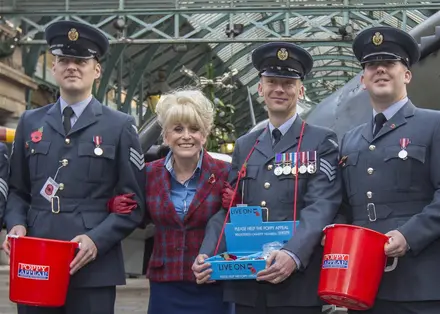 Dame Barbara Windsor London Poppy Day 2015