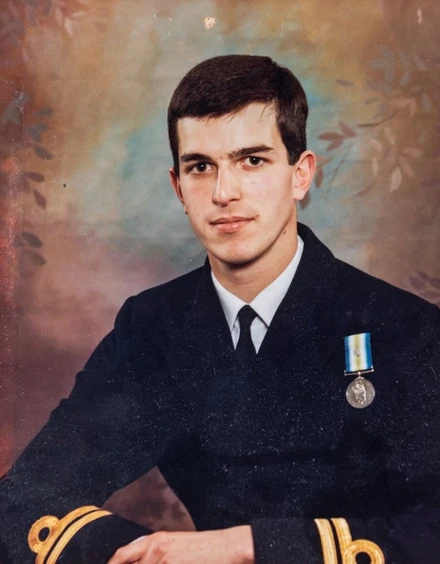 Charlie in Royal Navy unifrom Charlie in Royal Navy uniform