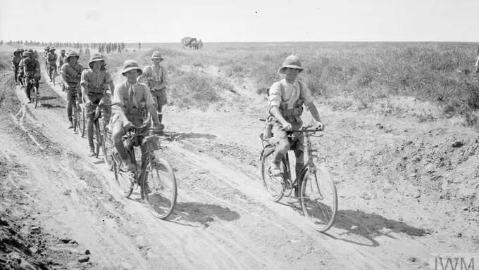 Stories_parr_cyclists Reconnaissance cyclists, soldiers who rode ahead to gather information on the advancing enemy.