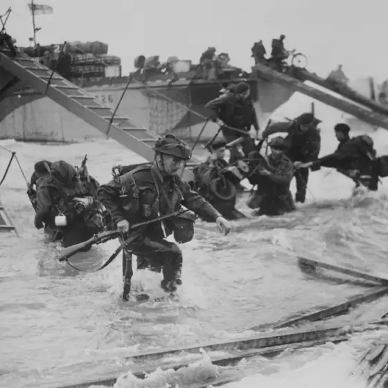 D-Day - Royal Marine Commado's at the Normandy Invasion D-Day - Royal Marine Commado's at the Normandy Invasion