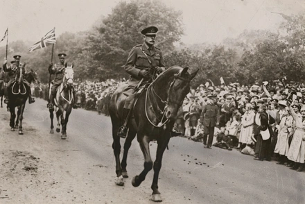 Earl Haig on horseback Earl Haig on horseback