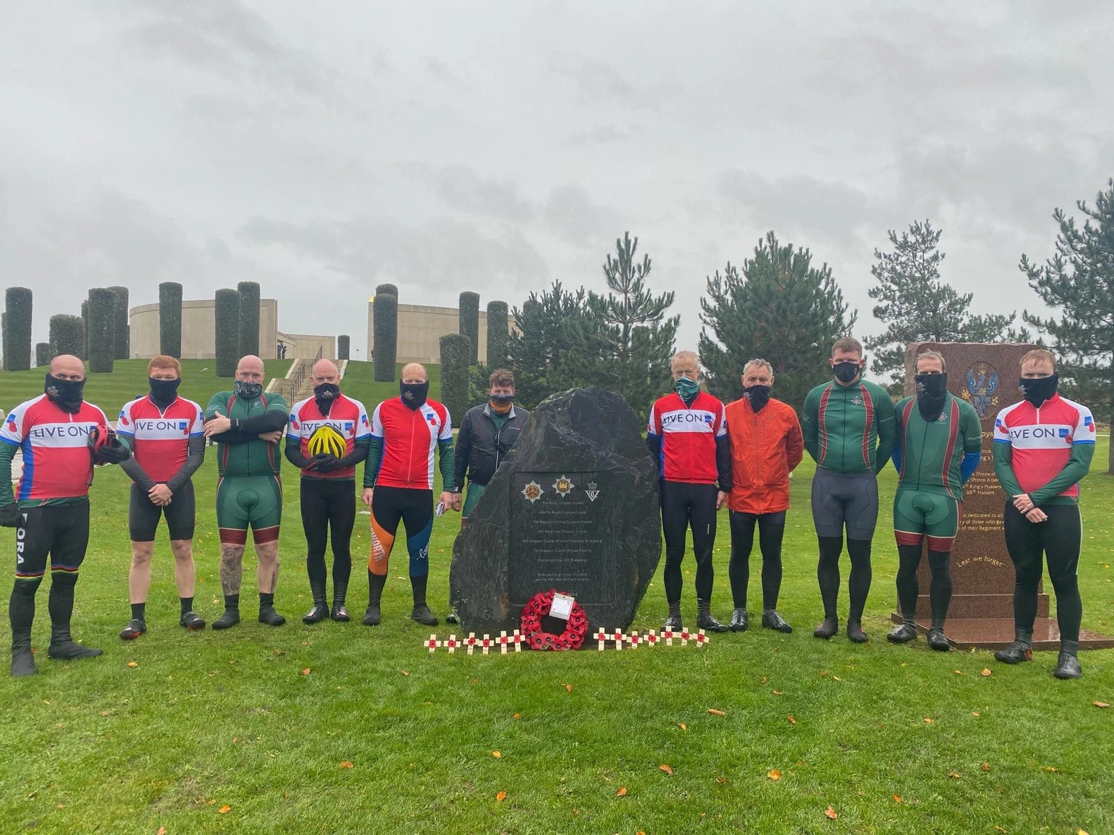 Royal Dragoon Guards stopped of at the NMA