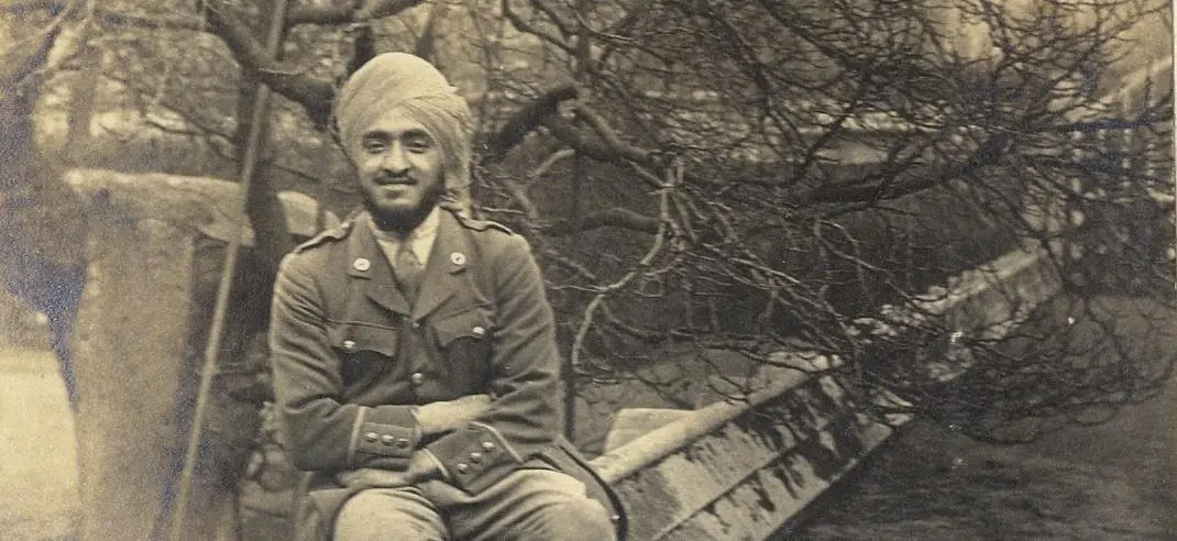 Hardit Singh Malik in the Fellows’ Garden at Balliol College