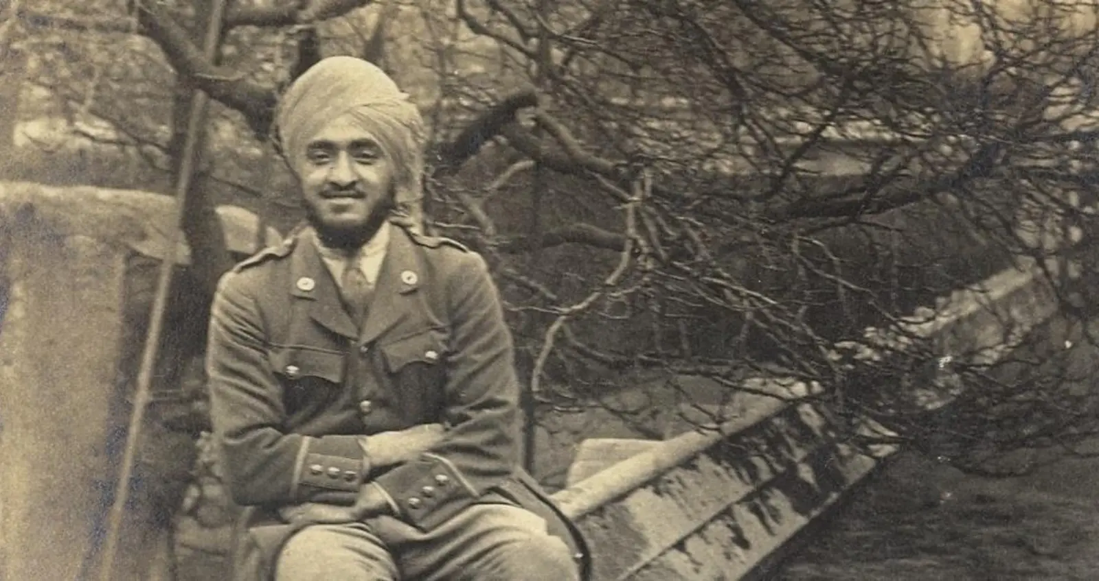 Hardit Singh Malik in the Fellows’ Garden at Balliol College