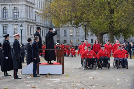 Remembrance Sunday at the 2017 Cenotaph Service and Parade in Whitehall on 12 November.