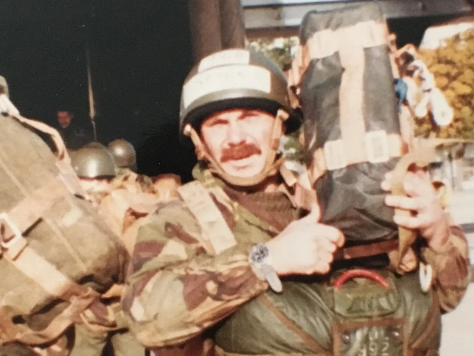 Ron during his time in the Territorial Army
